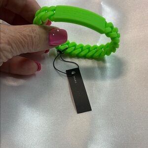 Marc By Marc Jacobs Green Braided Bracelet